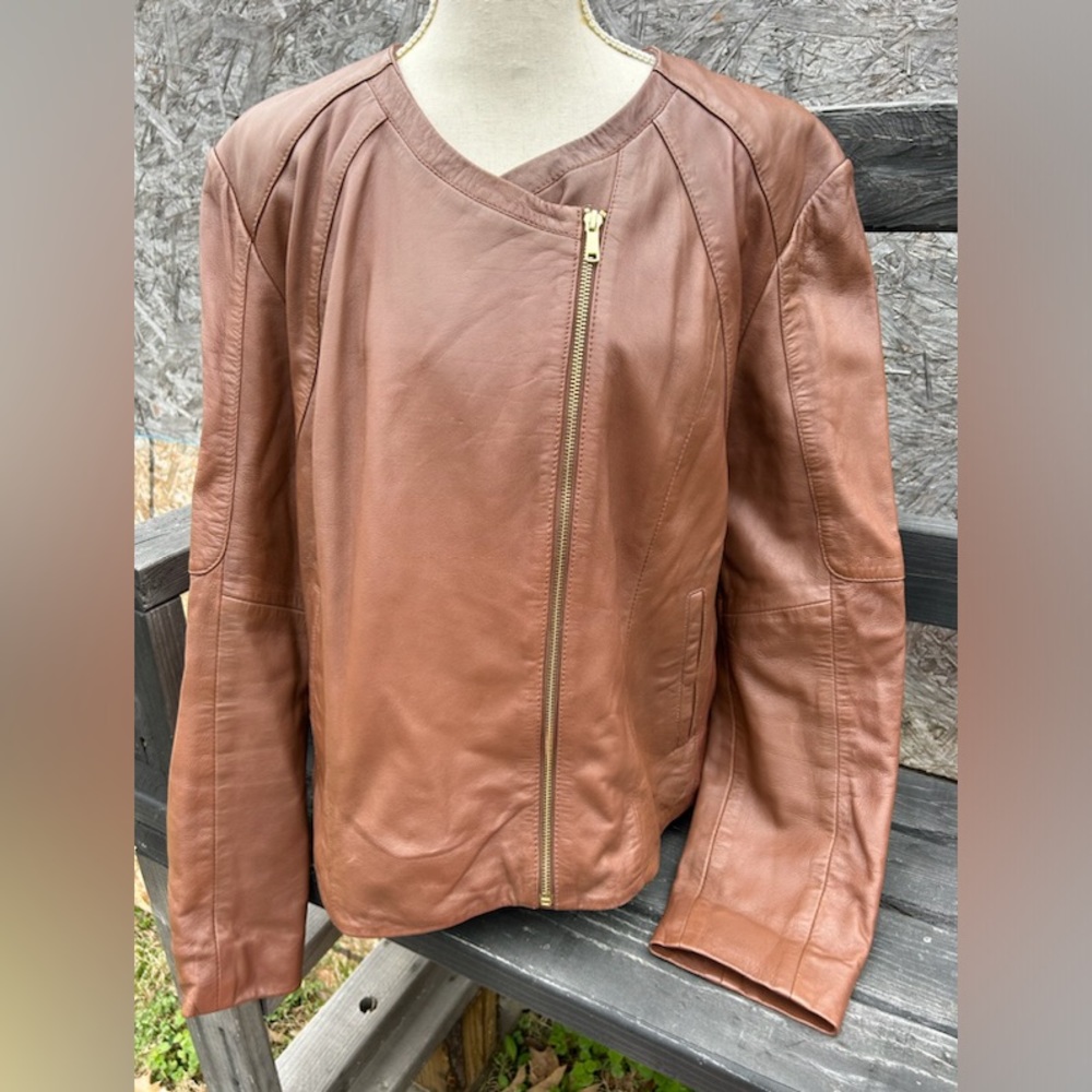 Cole Haan‎ Leather Jacket - WMNS XXL